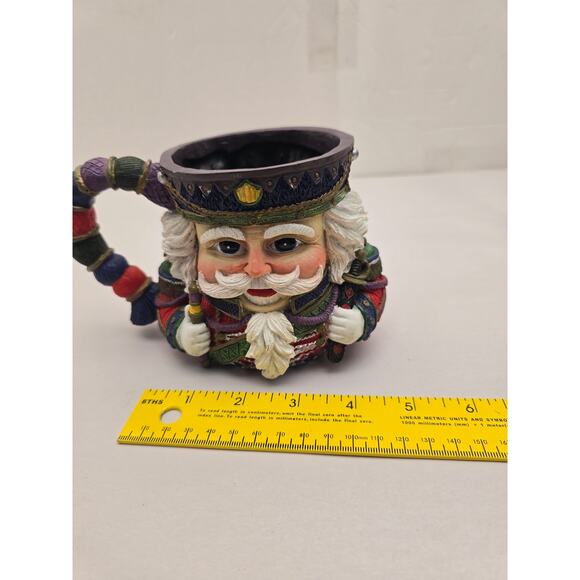 Beachcombers Intl Nutcracker Holiday Mug Vintage Figural Handle Collectible - Picture 2 of 7